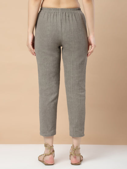 Hemp Pants with Front Pockets